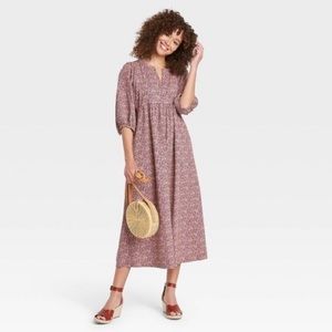 Universal Thread Floral MIDI Dress